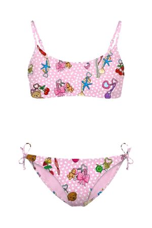Bikini in nylon rosa SAINT BARTH KIDS | JAI000400518L